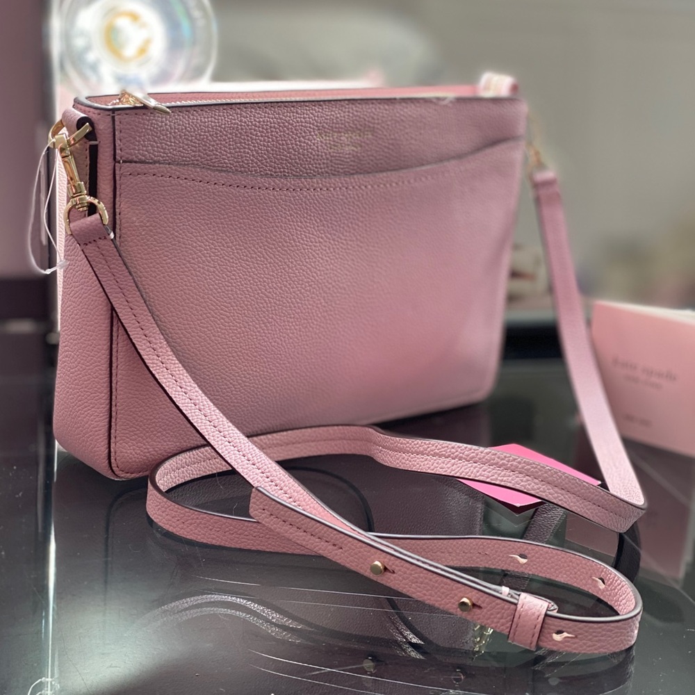 BRAND NEW! Kate Spade Light Pink Crossbody Bag - Picture 2 of 15